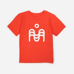 Laste logoga t-särk, SPP24019 Punane цена и информация | Рубашки для девочек | kaup24.ee