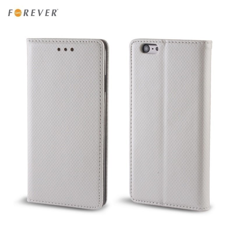 Forever Smart Magnetic Fix Book Case without clip Huawei Ascend Y5 II (2016) Silver цена и информация | Telefoni kaaned, ümbrised | kaup24.ee