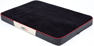 Hobbydog матрас для питомца Premium Velvet Black, XL, 120x80 см цена и информация | Лежаки, домики | kaup24.ee