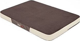 Hobbydog матрас для питомца Premium Velvet Brown/Beige, L, 100x67 см цена и информация | Лежаки, домики | kaup24.ee