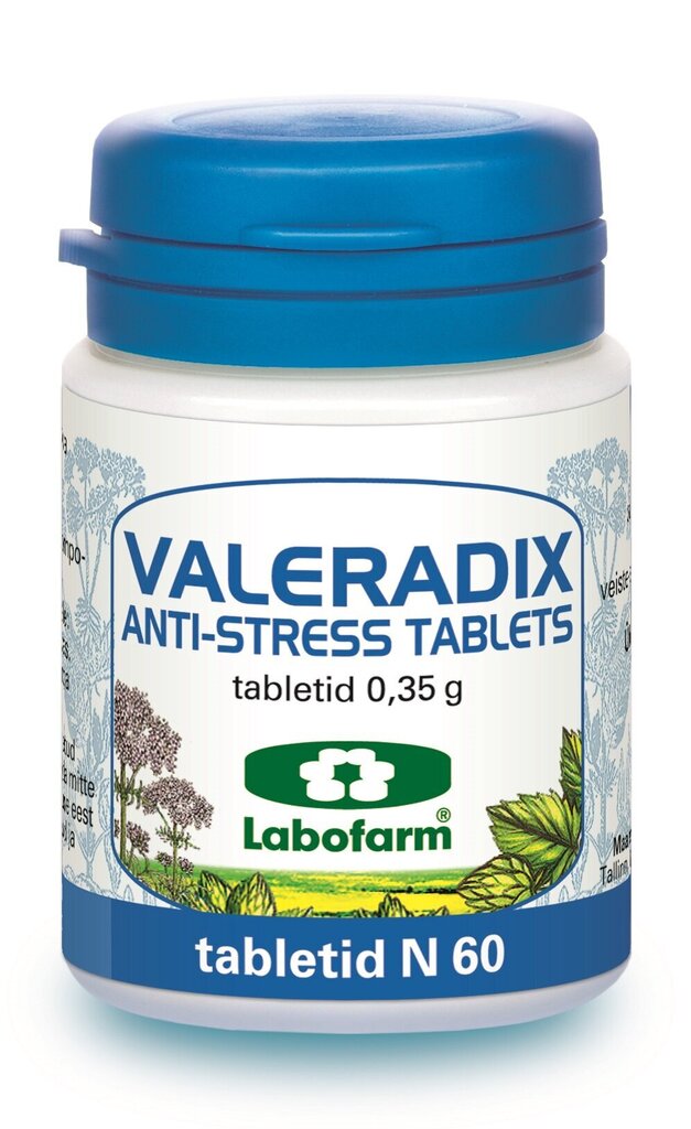 Tabletid Valeradix Anti-Stress, 20 tk hind ja info | Vitamiinid, toidulisandid, preparaadid tervise heaoluks | kaup24.ee