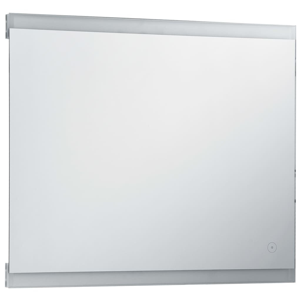 vidaXL vannitoa LED-seinapeegel puutetundliku anduriga 60 x 50 cm цена и информация | Peeglid | kaup24.ee