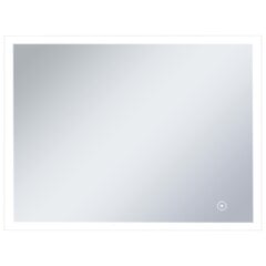 vidaXL vannitoa LED-seinapeegel puutetundliku anduriga 80 x 60 cm цена и информация | Зеркала | kaup24.ee