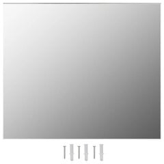 vidaXL raamita peegel, 80 x 60 cm, klaas hind ja info | Peeglid | kaup24.ee