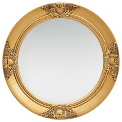vidaXL barokkstiilis seinapeegel 50 cm, kuldne цена и информация | Подвесные зеркала | kaup24.ee