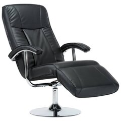 Кресло кубической формы для отдыха из искусственной кожи, черное цена и информация | Кресла | kaup24.ee