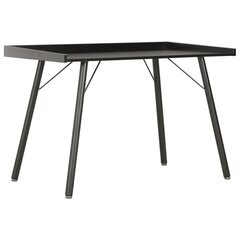 vidaXL laud, must, 90 x 50 x 79 cm hind ja info | Arvutilauad, kirjutuslauad | kaup24.ee