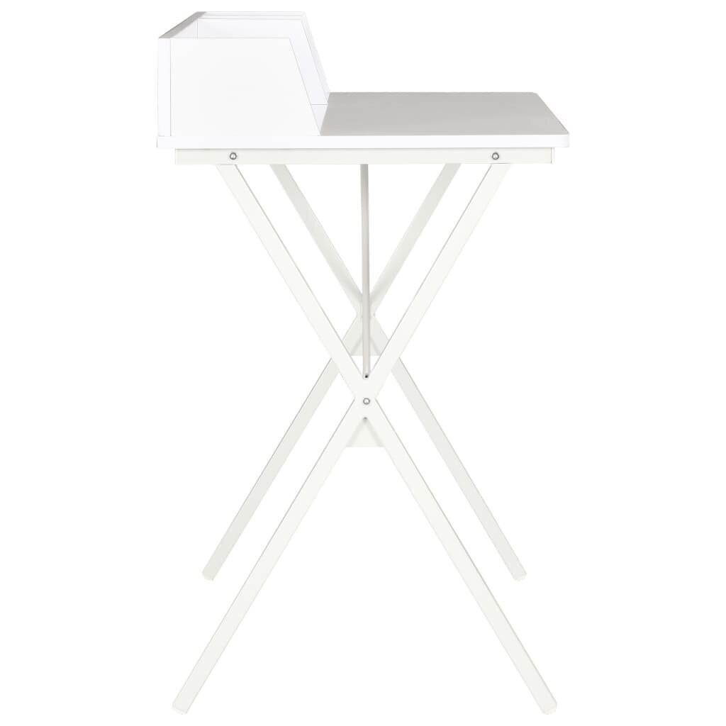 vidaXL laud, valge, 80 x 50 x 84 cm цена и информация | Arvutilauad, kirjutuslauad | kaup24.ee