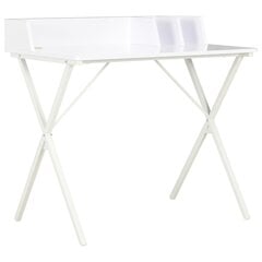 vidaXL laud, valge, 80 x 50 x 84 cm hind ja info | Arvutilauad, kirjutuslauad | kaup24.ee