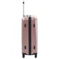 vidaXL kõvakattega kohver 3 tk roosakaskuldne ABS hind ja info | Kohvrid, reisikotid | kaup24.ee