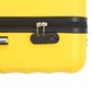 vidaXL kõvakattega kohver 3 tk kollane ABS цена и информация | Kohvrid, reisikotid | kaup24.ee