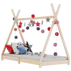 vidaXL lastevoodi raam, männipuit, 80 x 160 cm hind ja info | Lastevoodid | kaup24.ee