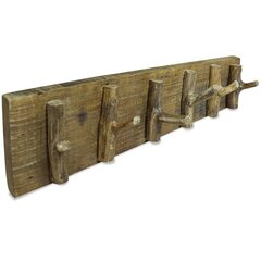 vidaXL riidenagi taaskasutatud puidust 60 x 15 cm hind ja info | Nagid | kaup24.ee