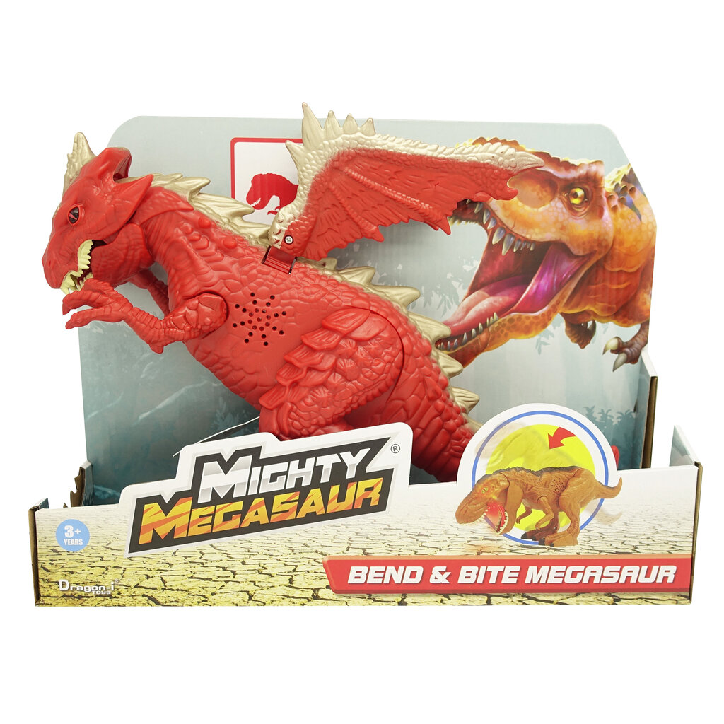 Движущийся и кусающий динозавр Dragon Megasaur Mighty, 80087 цена |  kaup24.ee