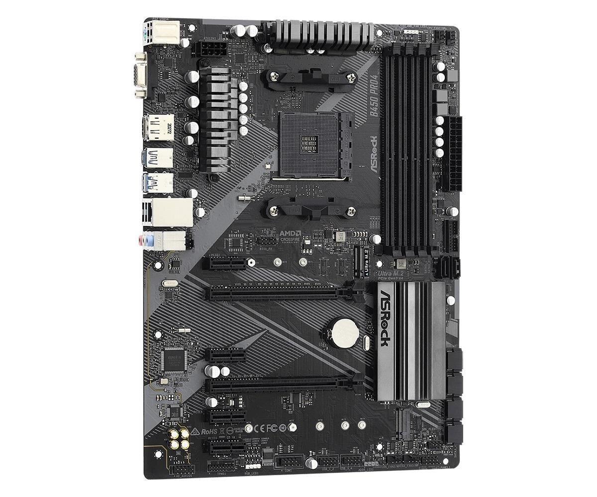 ASRock B450 PRO4 R2.0 hind ja info | Emaplaadid | kaup24.ee