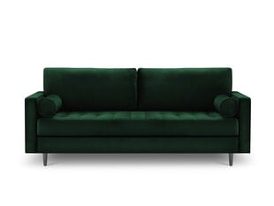 Трехместный диван Milo Casa Santo, темно-зеленый цена и информация | Диваны | kaup24.ee