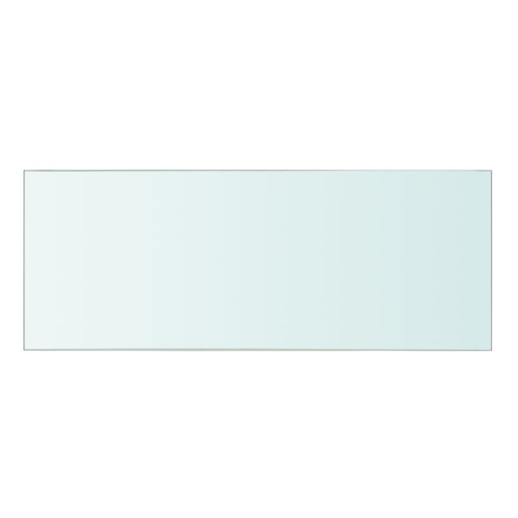 vidaXL riiulid, 2 klaasist paneeli, läbipaistvad, 40 x 15 cm hind ja info | Riiulid | kaup24.ee