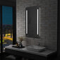 vidaXL vannitoa LED-seinapeegel riiuliga 60 x 100 cm hind ja info | Peeglid | kaup24.ee