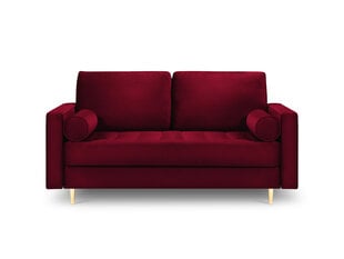 Двухместный диван Milo Casa Santo, красный/золотой цена и информация | Диваны | kaup24.ee