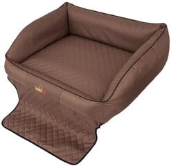 Hobbydog дорожный лежак Royal Trunk Light Brown, R2, 100x80 см цена и информация | Принадлежности в дорогу | kaup24.ee