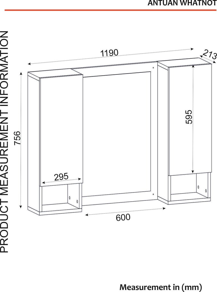 Vannitoakapp Kalune Design 756(VI), valge hind ja info | Vannitoakapid | kaup24.ee