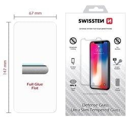 Swissten Ultra Slim Tempered Glass Premium 9H Защитное стекло Samsung A515F Galaxy A51 цена и информация | Защитные пленки для телефонов | kaup24.ee