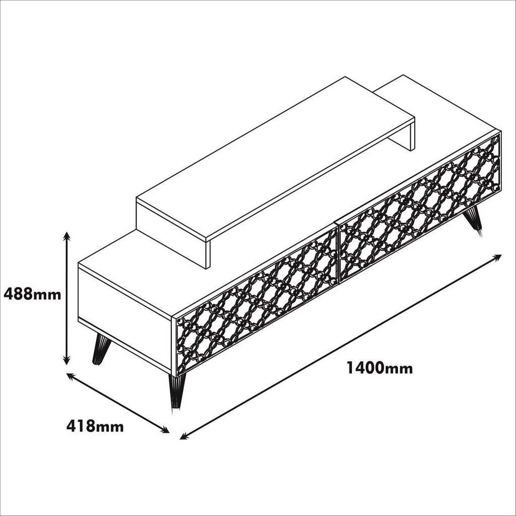 Elutoa mööblikomplekt Kalune Design 845(VI), tumepruun цена и информация | Sektsioonid | kaup24.ee