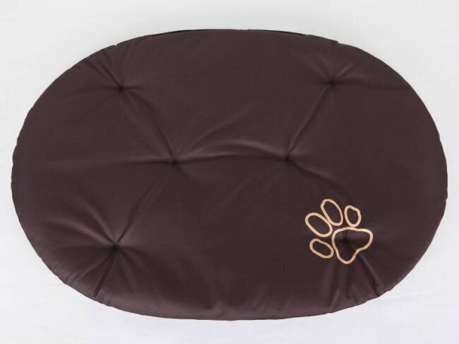 Hobbydog ovaalne padi Dark Brown, R4, 66x51 cm hind ja info | Pesad, padjad | kaup24.ee