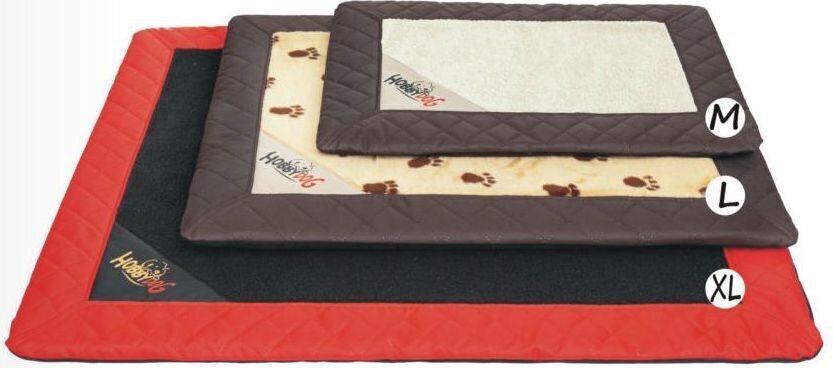 Hobbydog matt Exclusive, L, Black/Red, 90x70 cm цена и информация | Pesad, padjad | kaup24.ee