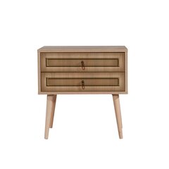 Ночной столик Kalune Design 863 (VIII), 61 см, дуб/светло-коричневый цена и информация | Прикроватные тумбочки | kaup24.ee