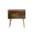 Ночной столик Kalune Design 863 (VIII), 61 см, дуб/разноцветный