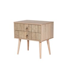 Ночной столик Kalune Design 863 (VIII), 61 см, дуб цена и информация | Прикроватные тумбочки | kaup24.ee