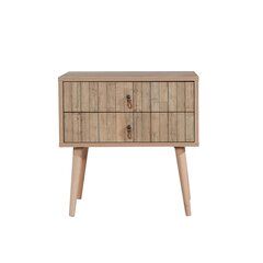 Ночной столик Kalune Design 863 (VIII), 61 см, дуб цена и информация | Прикроватные тумбочки | kaup24.ee
