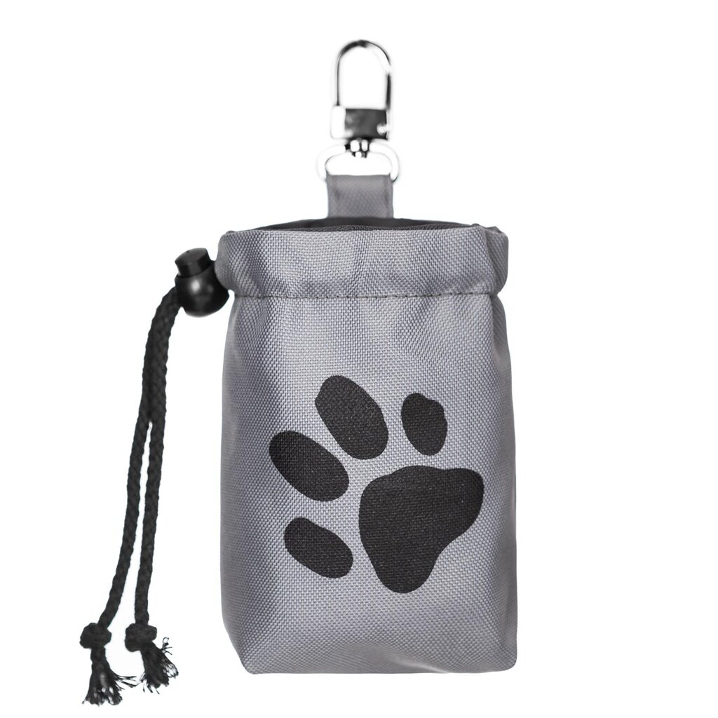 Hobbydog maiustuste kott Grey Paw, 18x5x12 cm hind ja info | Dresseerimise vahendid koertele | kaup24.ee