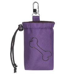 Hobbydog maiustuste kott Violet Bone, 18x5x12 cm hind ja info | Dresseerimise vahendid koertele | kaup24.ee