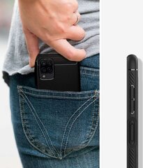 Силиконовый чехол Spigen Matt для Samsung Galaxy A12, черный цена и информация | Чехлы для телефонов | kaup24.ee