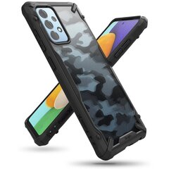 Telefoniümbris Ringke Fusion X Camo sobib Samsung Galaxy A52 5G / A52, must цена и информация | Чехлы для телефонов | kaup24.ee