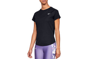 Naiste spordisärk Under Armour speed stride short sleeve, must цена и информация | Спортивная одежда для женщин | kaup24.ee