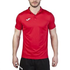 Meeste T-särk Polo Joma Hobby 100437.450, punane цена и информация | Мужская спортивная одежда | kaup24.ee