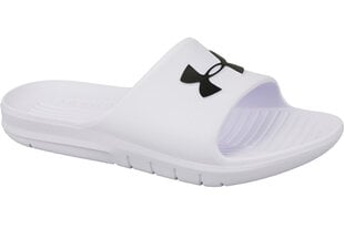 Мужские тапочки  Under Armour Core PTH Slides 3021286-100, белые цена и информация | Мужские шлепанцы, босоножки | kaup24.ee