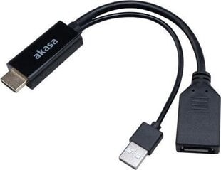 Akasa AK-CBHD24-25BK цена и информация | Адаптеры и USB-hub | kaup24.ee