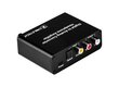 Cabletech Digital to Analog Converter with Headphone Jack / Black hind ja info | USB jagajad, adapterid | kaup24.ee