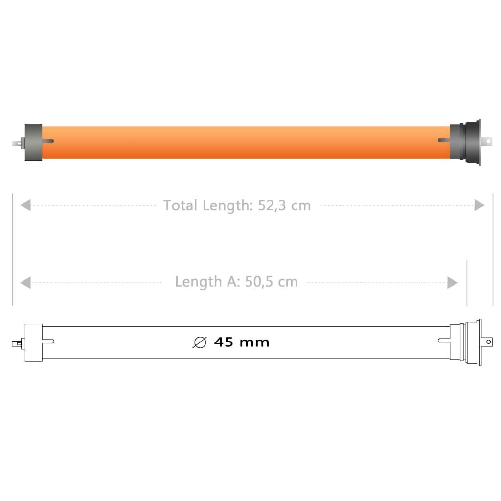 vidaXL ruloomootorid, 8 tk, 50 Nm hind ja info | Rulood | kaup24.ee