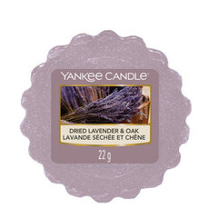 Ароматический воск Yankee Candle Dried Lavender and Oak 22 г цена и информация | Подсвечники, свечи | kaup24.ee