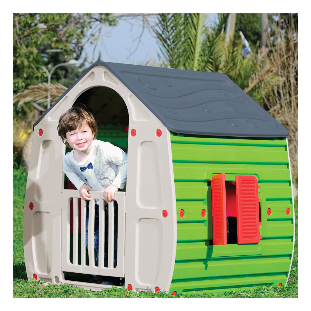 Laste mängumaja Buddy Toys, roheline, 102x90x109 cm hind ja info | Mänguväljakud, mängumajad | kaup24.ee