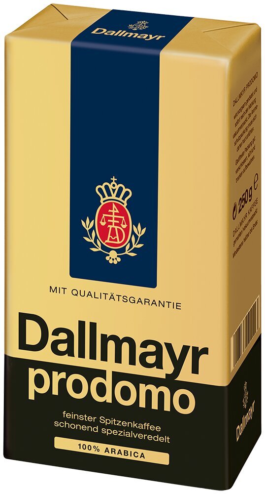 Dallmayr Prodomo jahvatatud kohv HVP, 250 g hind ja info | Kohv, kakao | kaup24.ee