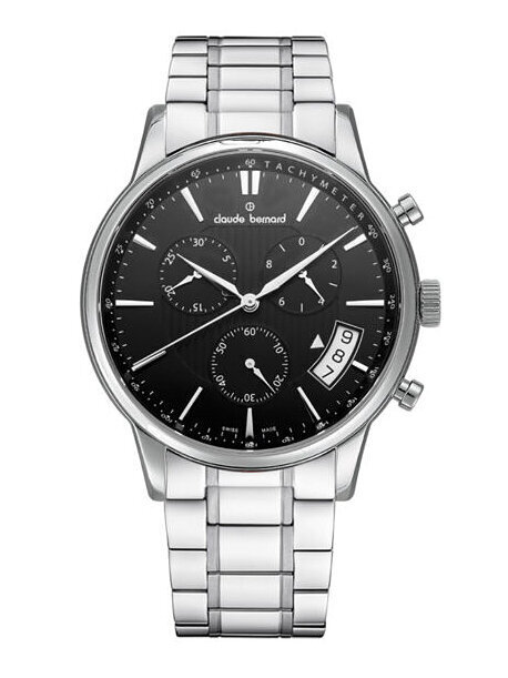 Meeste käekell Claude Bernard Classic Chronograph 01002 3M2 NIN hind ja info | Meeste käekellad | kaup24.ee