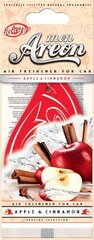 Lõhnaleht "AREON MON DELICIUOS", õun ja kaneel цена и информация | Освежители воздуха для салона | kaup24.ee