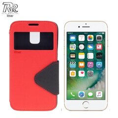 Roar Fancy Diary Чехол-книжка с окошком и стендом Apple iPhone 7 Plus / 8 Plus (5.5inch) Красный/Черный (EU Blister) цена и информация | Чехлы для телефонов | kaup24.ee
