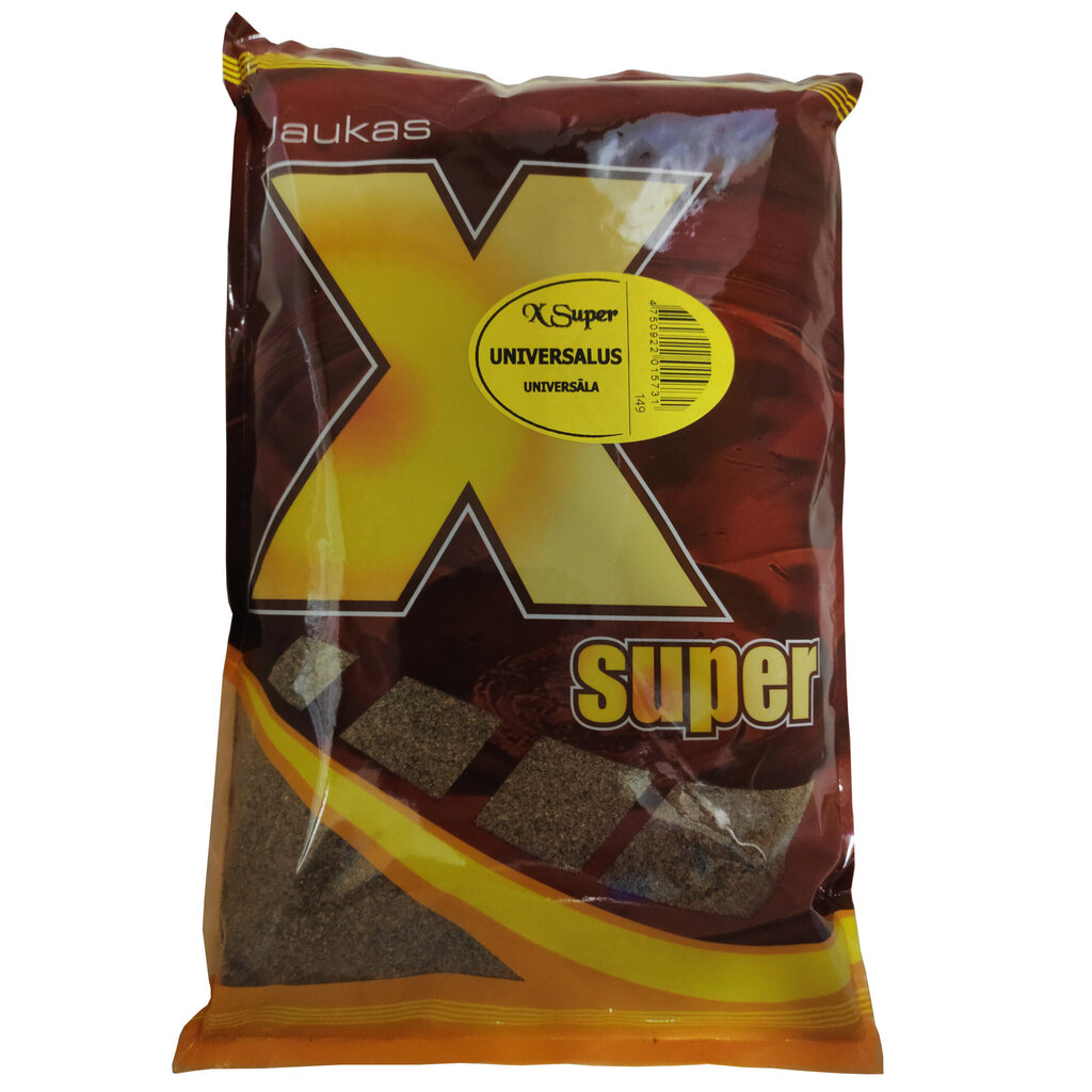 Sööt X Super Universaalne 1 kg, tume hind ja info | Kalasööt | kaup24.ee